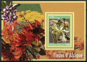 Togo 2014 MNH Flowers of Africa 1v S/S Voacanga Flora Fleurs d'Afrique Togolaise