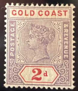 DP Stamps Gold Coast 1902 SC 28 MLH VF