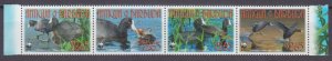 2009 Antigua and Barbuda 4702-4705strip WWF / Ducks 8,80 €