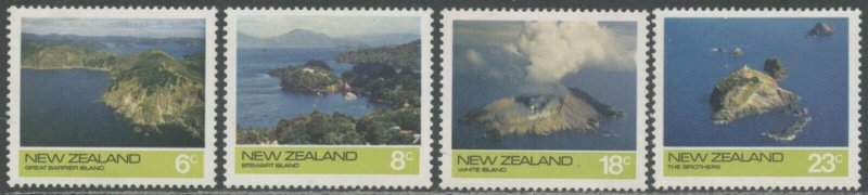 NEW ZEALAND Sc#563-566 1974 Offshore Islands Complete Set OG Mint LH