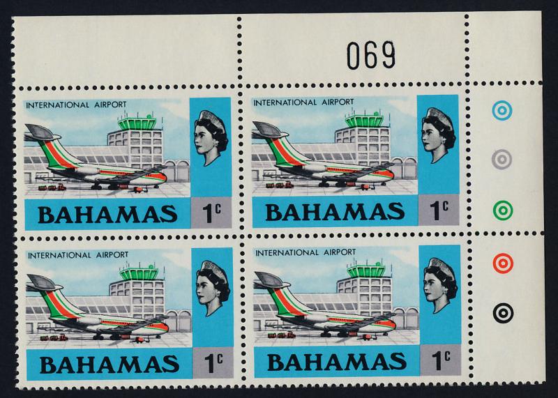 Bahamas 313 TR Block MNH Aircraft, International Airport