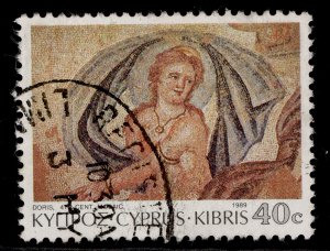 CYPRUS QEII SG767, 1989 40c doris, FINE USED.