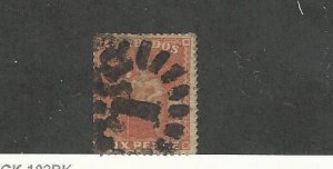 Barbados, Postage Stamp, #20 Used, 1861 Interesting Cancel