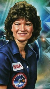 Sally Ride Stamp First American Women in Space Souvenir Sheet MNH #5985 / Bl.663