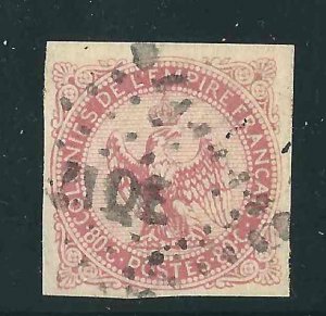 French Colonies 6 Y&T 6 Used MQE F/VF 1865 SCV $60.00