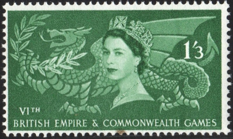 Great Britain #340 1'3s Commonwealth Games (1958) MNH*