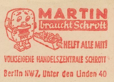 Meter cut Germany 1954 Recycling - Scrap metal - Martin Schrott