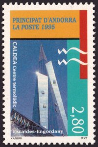 Andorra (French) #451  MNH - Caldea Health Spa (1995)