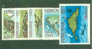 FAROE ISLANDS 31-35 MH BIN $2.00