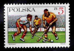 Poland Scott 2691 MNH** Field Hockey stamp