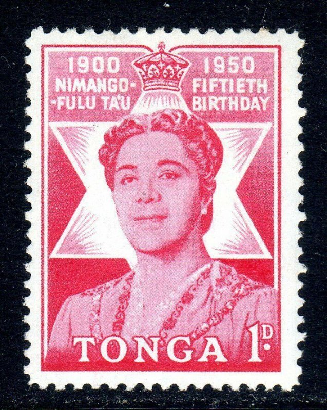 TONGA --  1950 -- SG 92  -   1/2d   value     MM