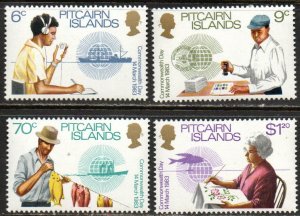 Pitcairn Islands Sc #221-224 MNH