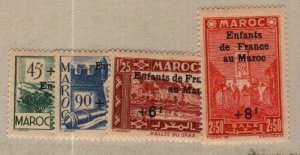 French Morocco Scott B21-4 Mint NH [TH1000]