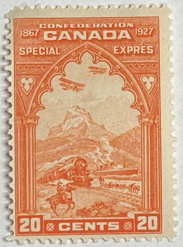 CANADA 1927 #E3 Special Delivery Stamp - MH (CV 50$ +)