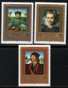 Liechtenstein Sc #817-819 MNH