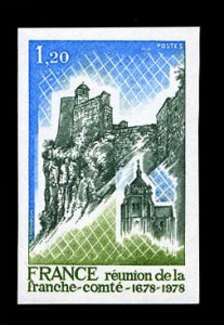 France, 1950-Present #1615 (YT 2015) Cat€15, 1978 Fortress, Besacon and Col...