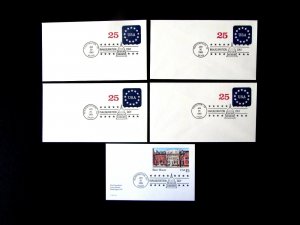 USPS Presentation Pack  Inauguration of 41st Pres G.H. Bush 1989, w/Postal Cards