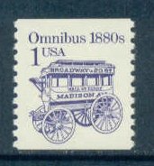 2225 1c Omnibus Fine MNH Dry Gum