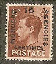 Great Britain Offices in Morocco   Scott 428   King    Unused