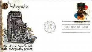 Scott 1758 15 Cents Photography TM Weddle Hand Painted FDC 29 Of 35