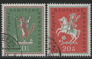 Germany Bund Scott # B360 - B361, used