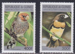 Guinea # 1370 & 1371, Birds, NH