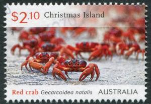 CHRISTMAS ISLAND 2014 - $2.10 RED CRAB MIGRATION USED