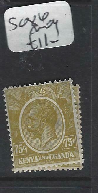 KENYA AND UGANDA   (P3105B)  KGV SG 86   75C         MOG