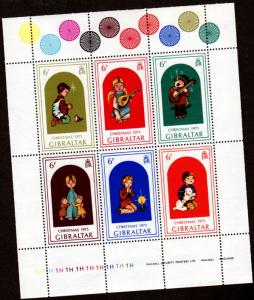 Gibraltar # 325 Mint S/S!