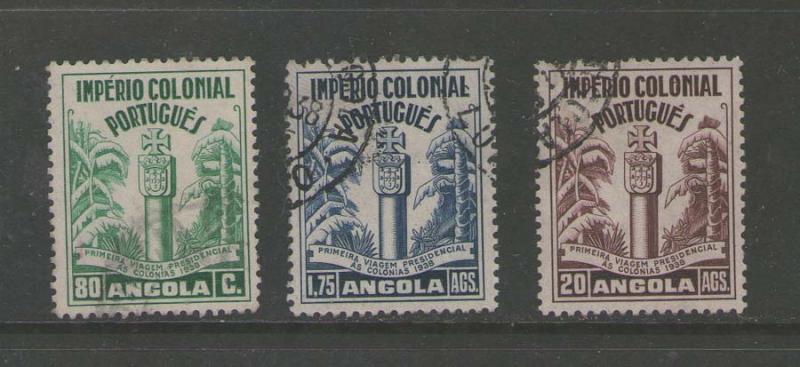 Angola 1938 Sc 292-294 set of 3 FU