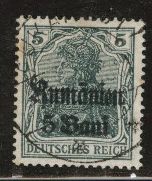 Romania  Scott 3N8 used from 1918 German Occupation