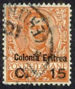 Eritrea Sc# 34 Used 1905 Overprints