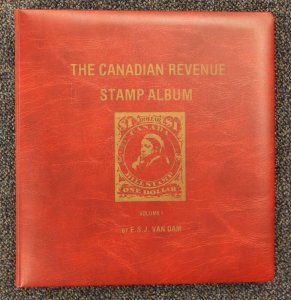 CANADIAN REVENUE STAMP ALBUM SET (VOL I & II)