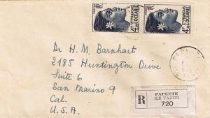 French Polynesia 1949 Postal History