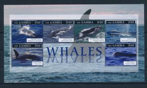 [32264] Gambia 2012 Marine Life Whales MNH Sheet