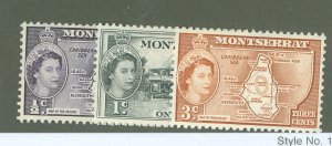 Montserrat #128-9/131 Unused Multiple