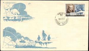 1961 RUSSIA ANTARCTIC CACHET ON CARD