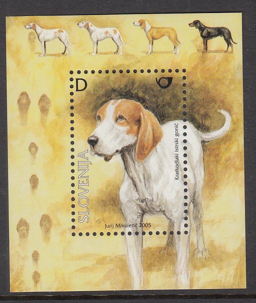 Slovenia 615 Dog Souvenir Sheet MNH VF