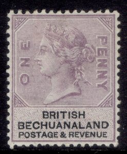 BRITISH BECHUANALAND QV SG10, 1d lilac & black, M MINT. Cat £29.