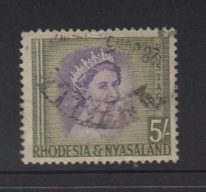 Rhodesia & Nyasaland 1954 5/- SG13