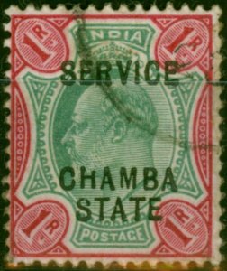 Chamba 1905 1R Green & Carmine SG031 Fine Used