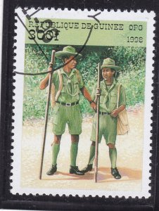 Guinea 1998 Scouts At Ease 300f CTO VGC