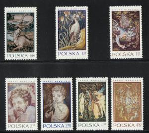 Poland Scott #1772-78 MNH