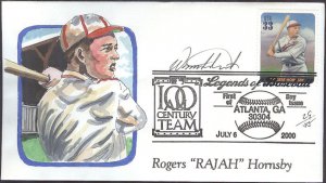 #3408f Rogers Hornsby Wild Horse FDC
