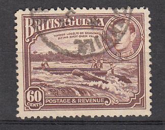 British Guiana SC# 237  1938 60c KGVI used