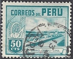 PERU #380, USED , 1938 - PERU102