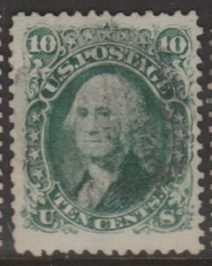 U.S. Scott Scott #68 Washington Stamp - Used Single