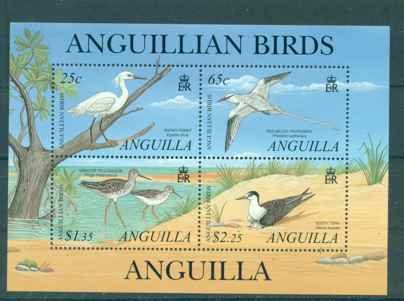 Anguilla - Sc# 1058. 2001 Birds. MNH Sheet. $14.00.