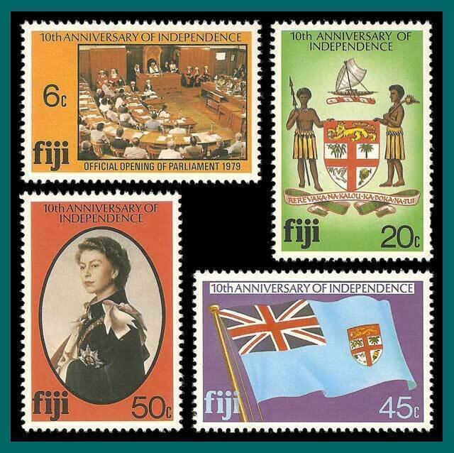 Fiji 1980 Independence, MNH  #434-437,SG604-SG607