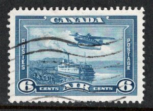 Canada - Air Mail - Monoplane over Mackenzie River NWT - VG Condition # C6 Used